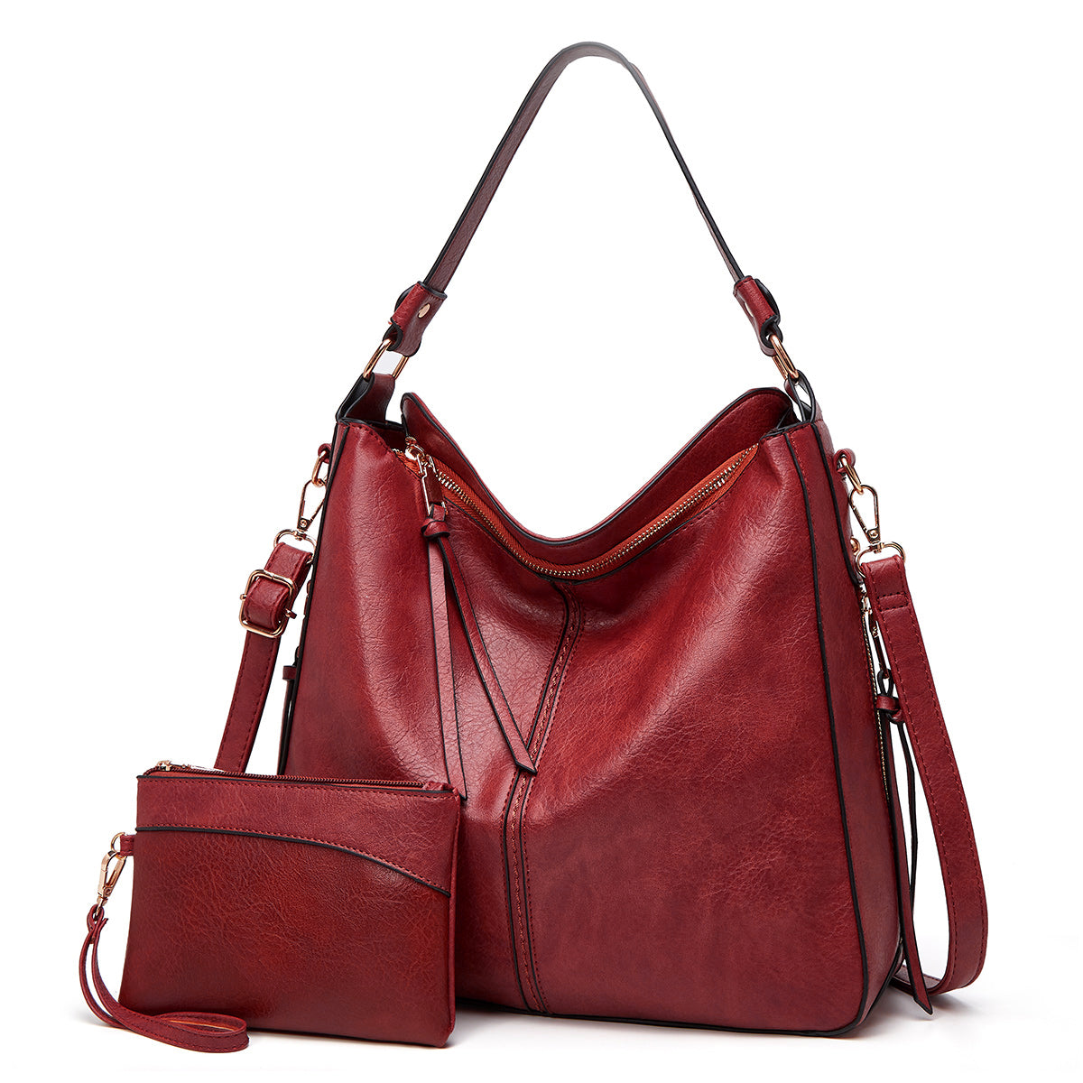 Hypersku Bolso Hobo Lujo Cuero Antirrobo
