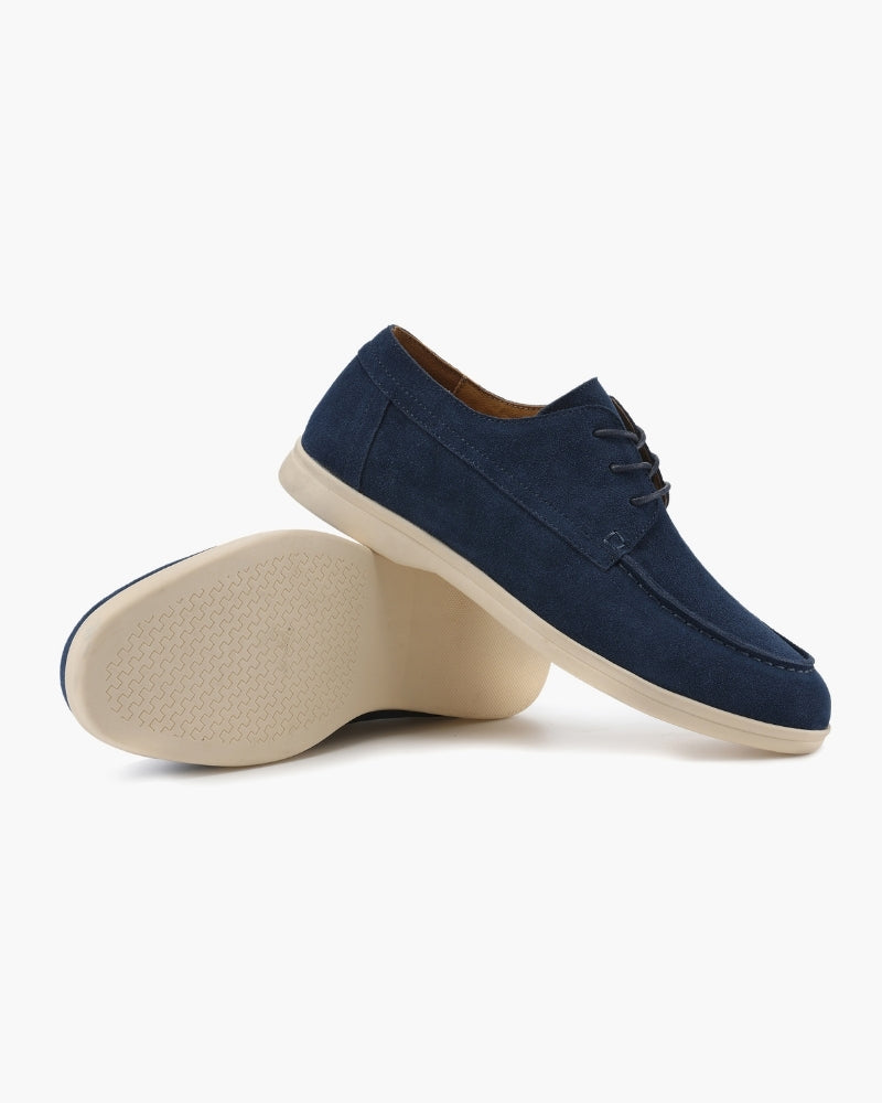 Old Money Zapatos De Ante Con Cordones Hombre