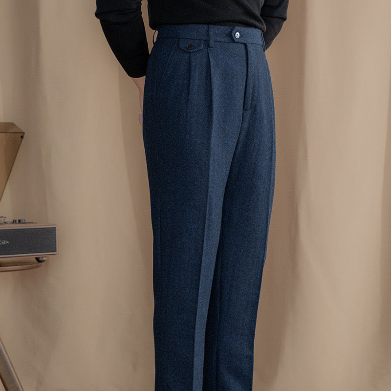 PARIJAN Pantalones Mayfair de Lana