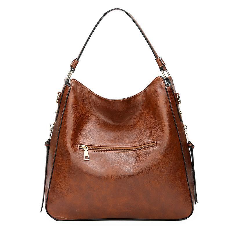 Hypersku Bolso Hobo Lujo Cuero Antirrobo
