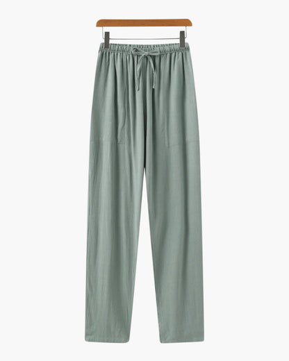 Old Money Pantalón De Lino Marrakech Slim Fit Hombre