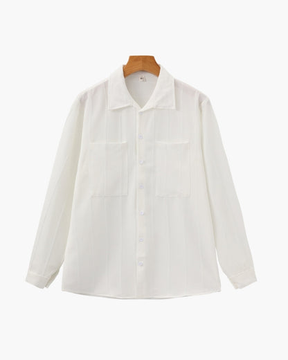 Old Money Camisa Acanalada ST Tropez Hombre