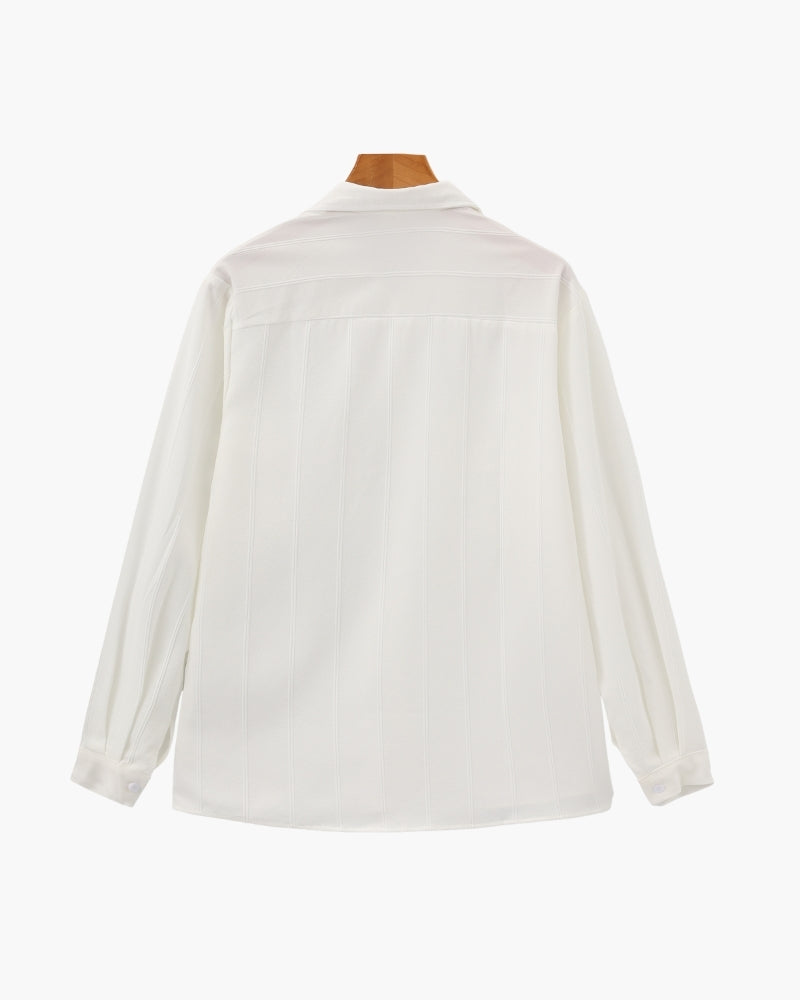 Old Money Camisa Acanalada ST Tropez Hombre