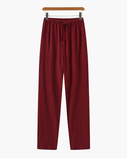 Old Money Pantalón De Lino Marrakech Slim Fit Hombre