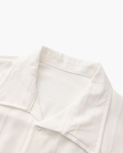 Old Money Camisa Acanalada ST Tropez Hombre