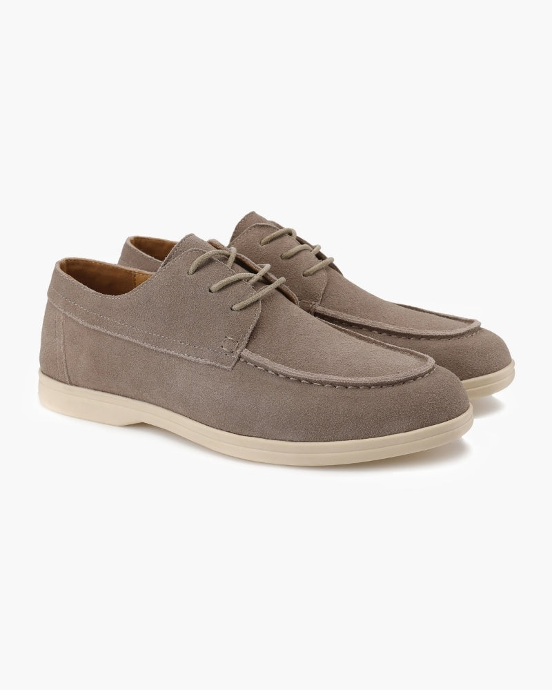 Old Money Zapatos De Ante Con Cordones Hombre