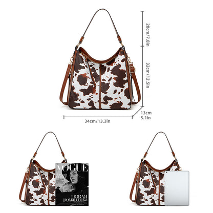 Hypersku Bolso Hobo Lujo Cuero 3-Piezas Set