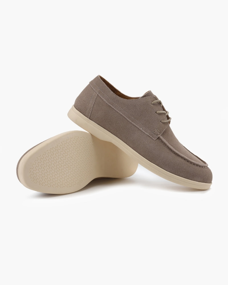 Old Money Zapatos De Ante Con Cordones Hombre