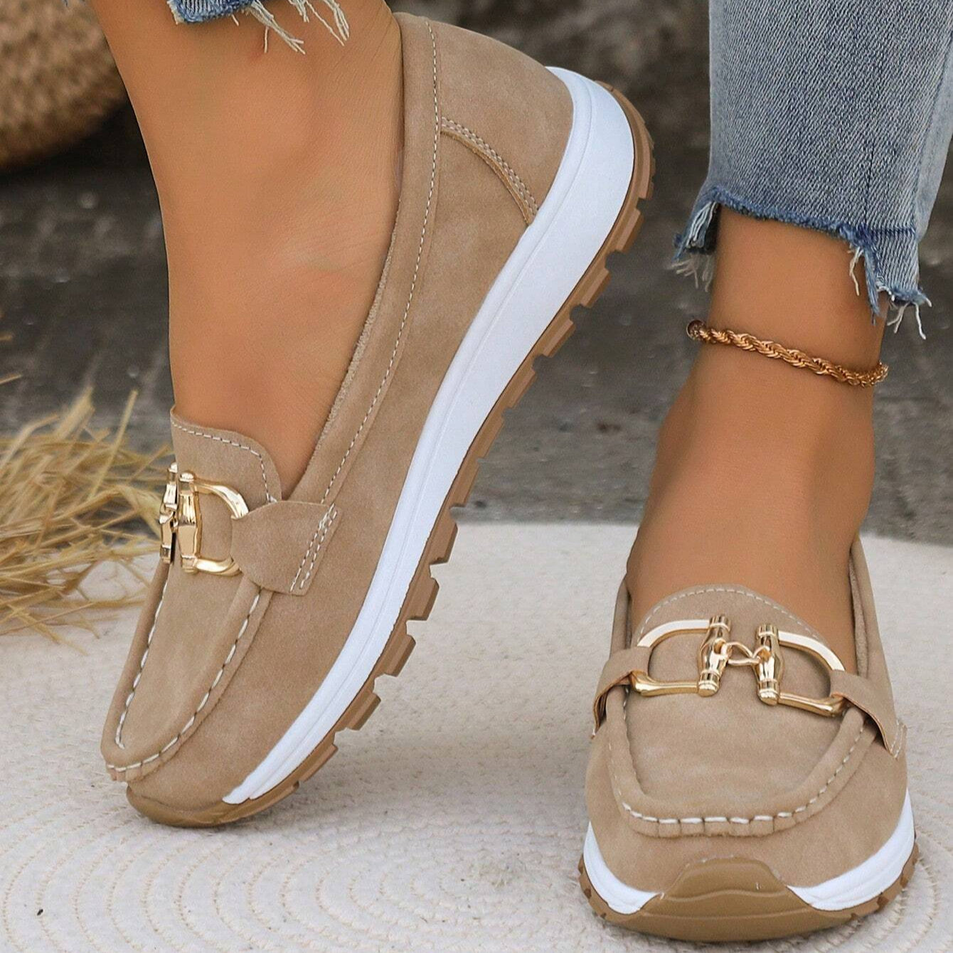 Renley New York Mocasines con Hebilla Scarlett