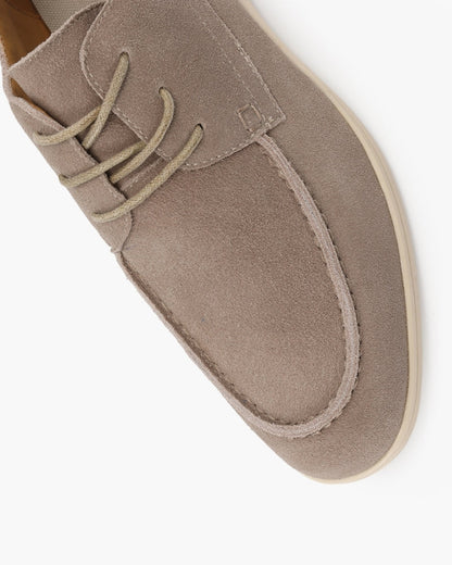 Old Money Zapatos De Ante Con Cordones Hombre