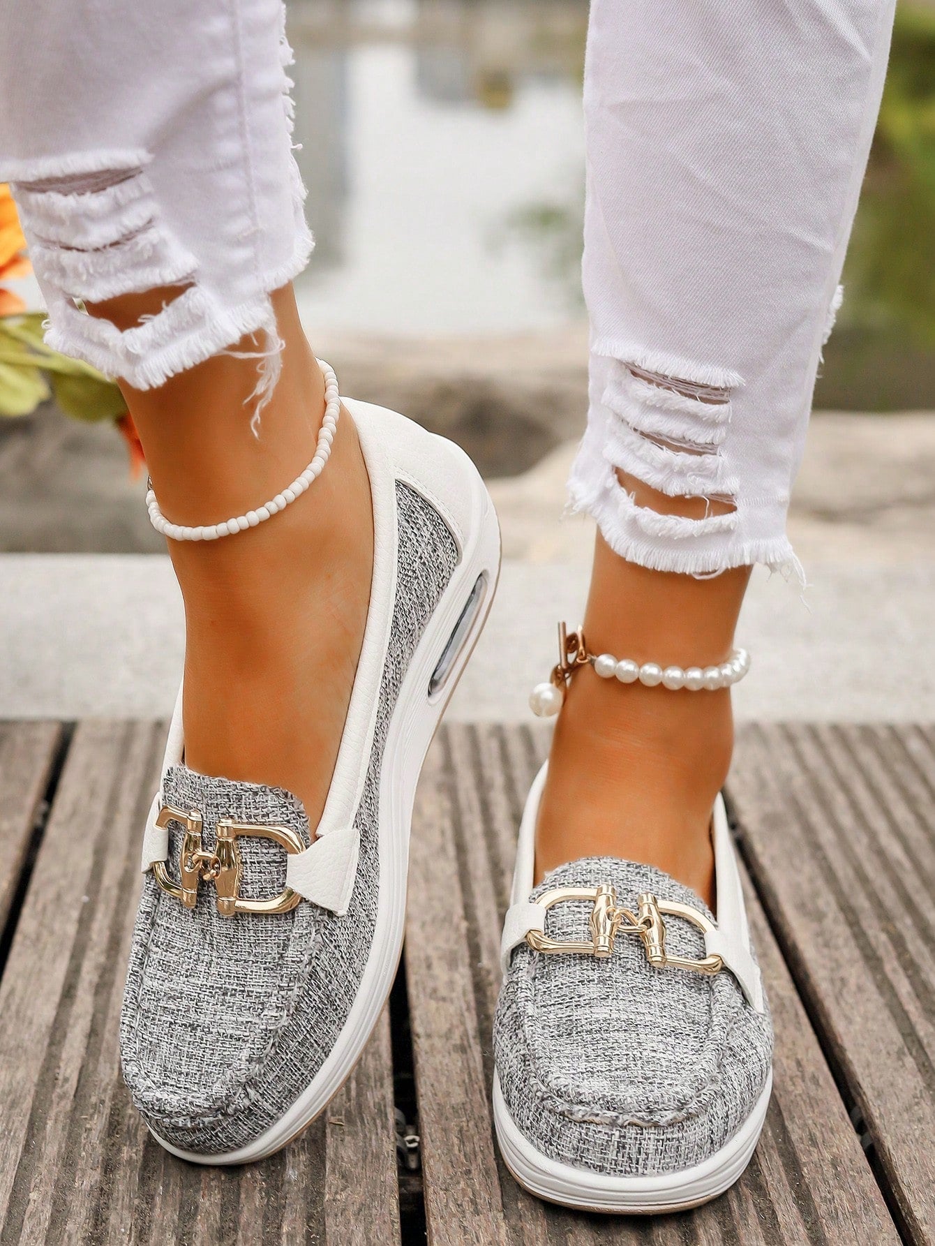 Renley New York Mocasines con Hebilla Scarlett
