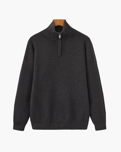 Old Money Jersey De Punto Con Cremallera Media Hombre