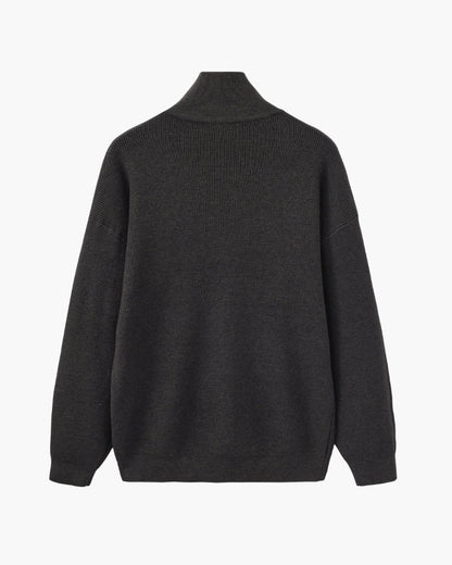 Old Money Jersey De Punto Con Cremallera Media Hombre