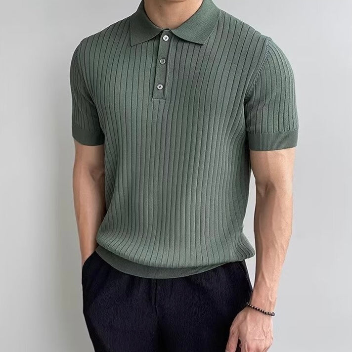 PARIJAN Polo de Punto de Algodón para Hombre
