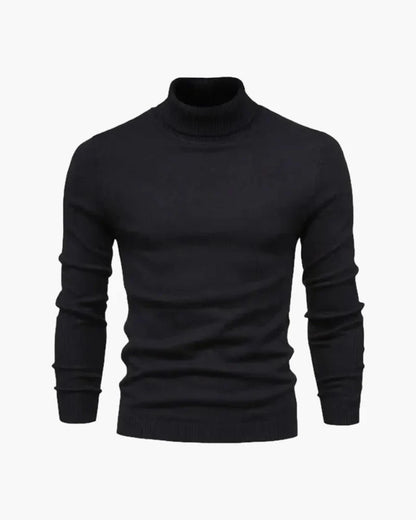 PARIJAN Suéter de Cuello Alto de Lana Merino