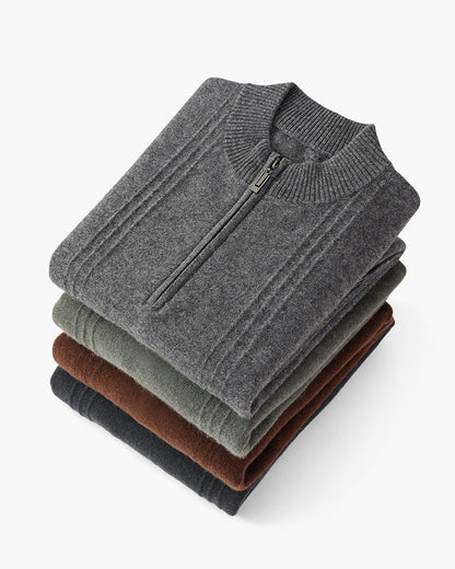 Old Money Cárdigan de Cashmere Cremallera