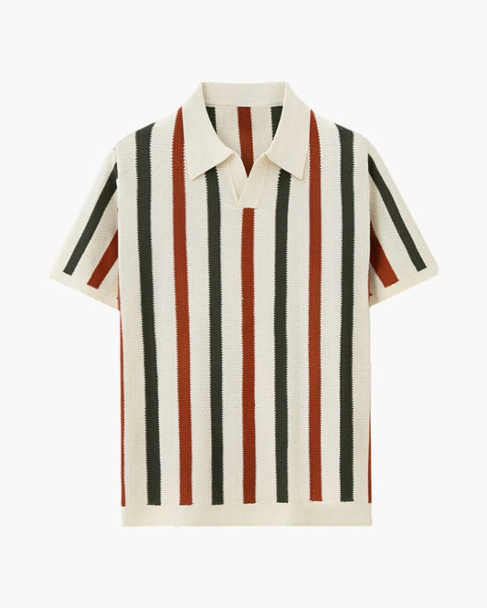 Old Money Resort Knit Stripe Polo