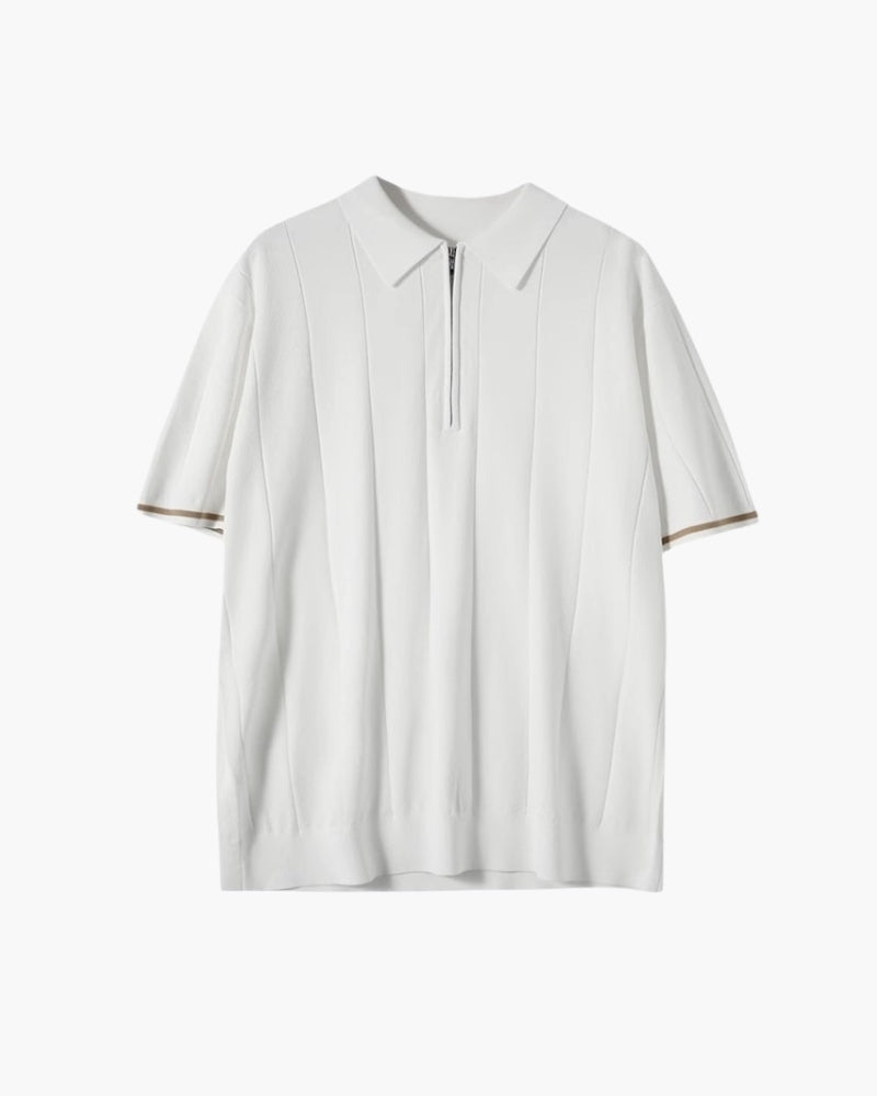 Old Money Polo de Contraste Premium