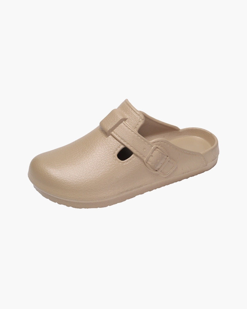 Old Money Clogs Clásicos Impermeables Con Hebilla Hombre