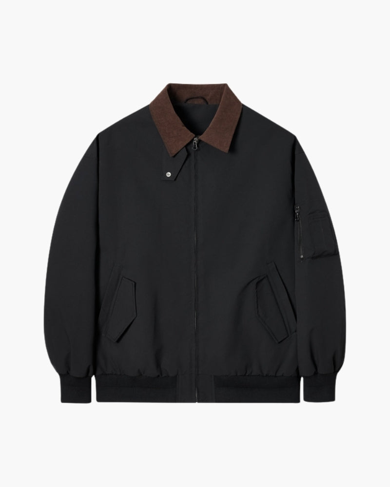 Old Money Chaqueta Harrington Clásica Hombre
