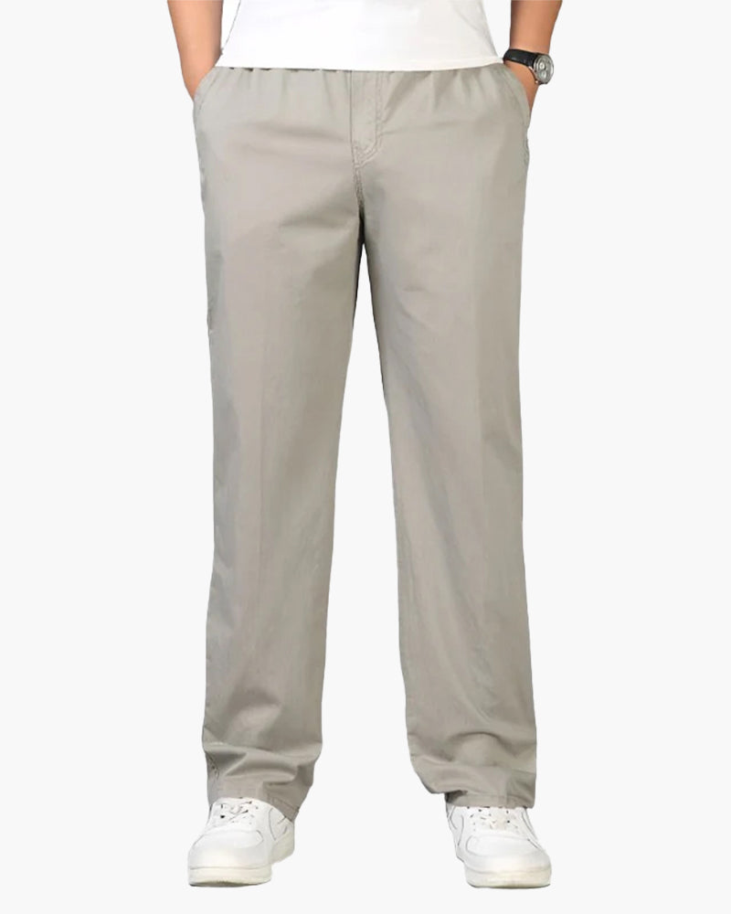 Old Money Capri Pantalón De Algodón Beige