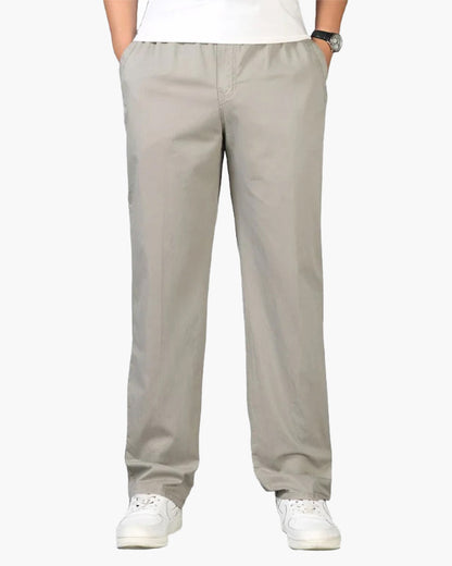 Old Money Capri Pantalón De Algodón Beige