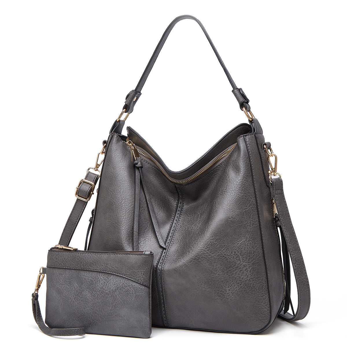 Hypersku Bolso Hobo Lujo Cuero Antirrobo