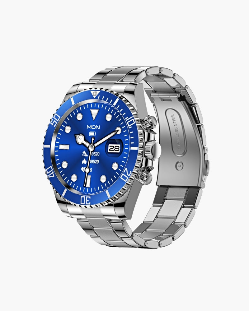 Old Money Reloj De Acero Inoxidable Buzo Pesado Hombre
