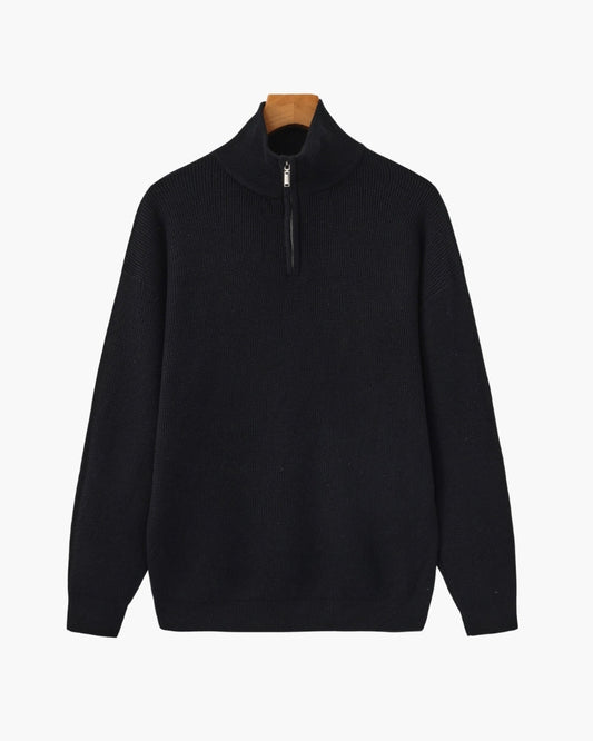 Old Money Jersey De Punto Con Cremallera Media Hombre