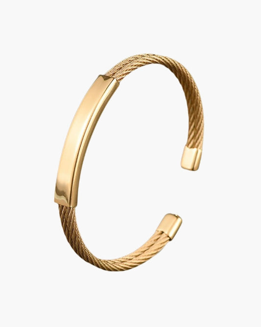 Old Money Brazalete Torque Cable Cuff