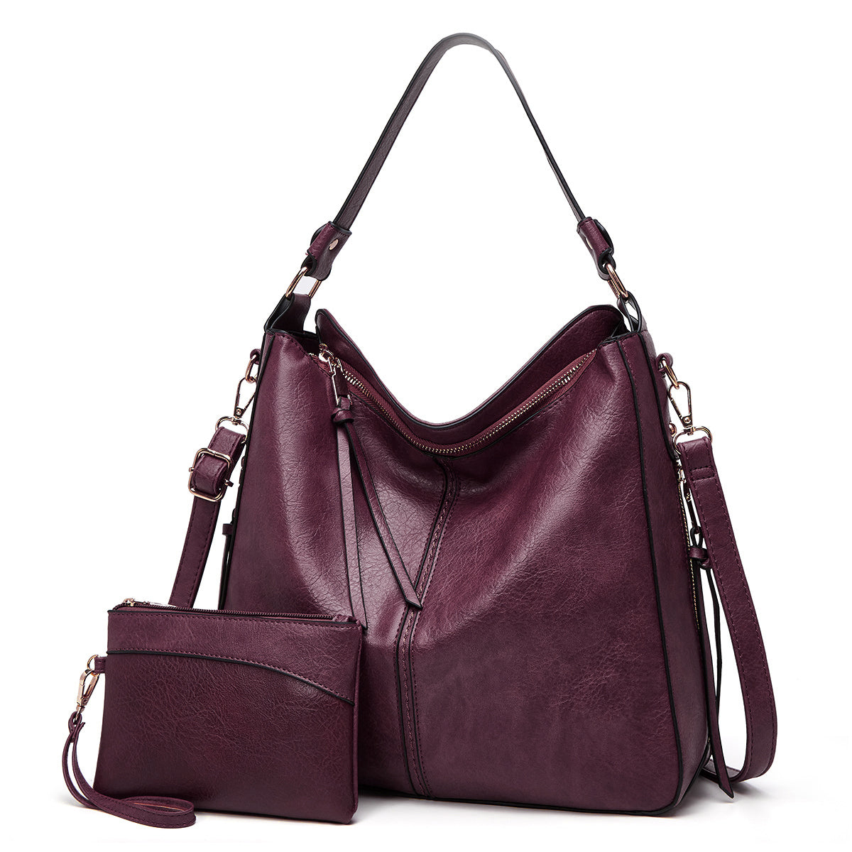 Hypersku Bolso Hobo Lujo Cuero Antirrobo
