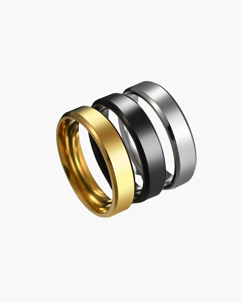 Old Money Anillo De Acero Trinity Hombre