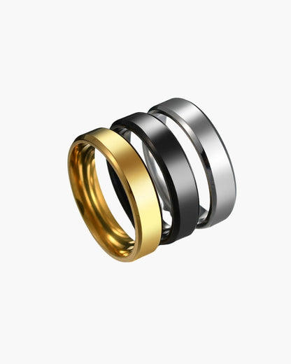 Old Money Anillo De Acero Trinity Hombre