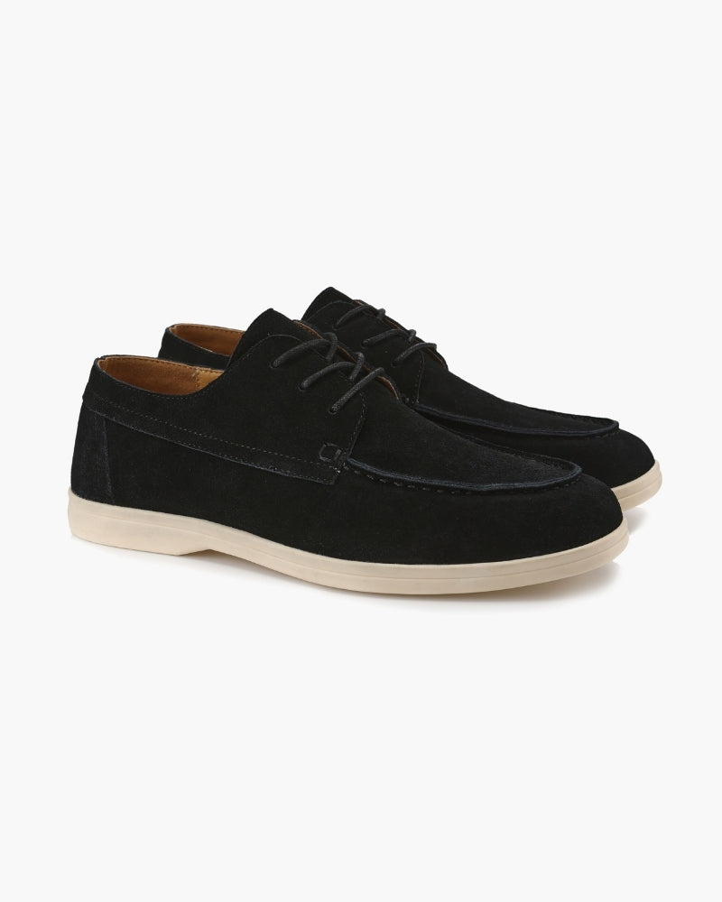 Old Money Zapatos De Ante Con Cordones Hombre