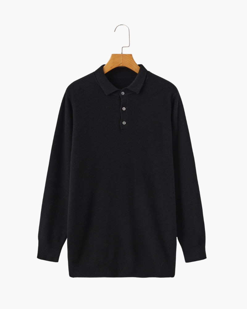 Old Money Polo De Pura Cashmere Hombre