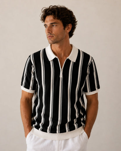 Old Money Modena Jersey De Punto Cremallera Media Hombre