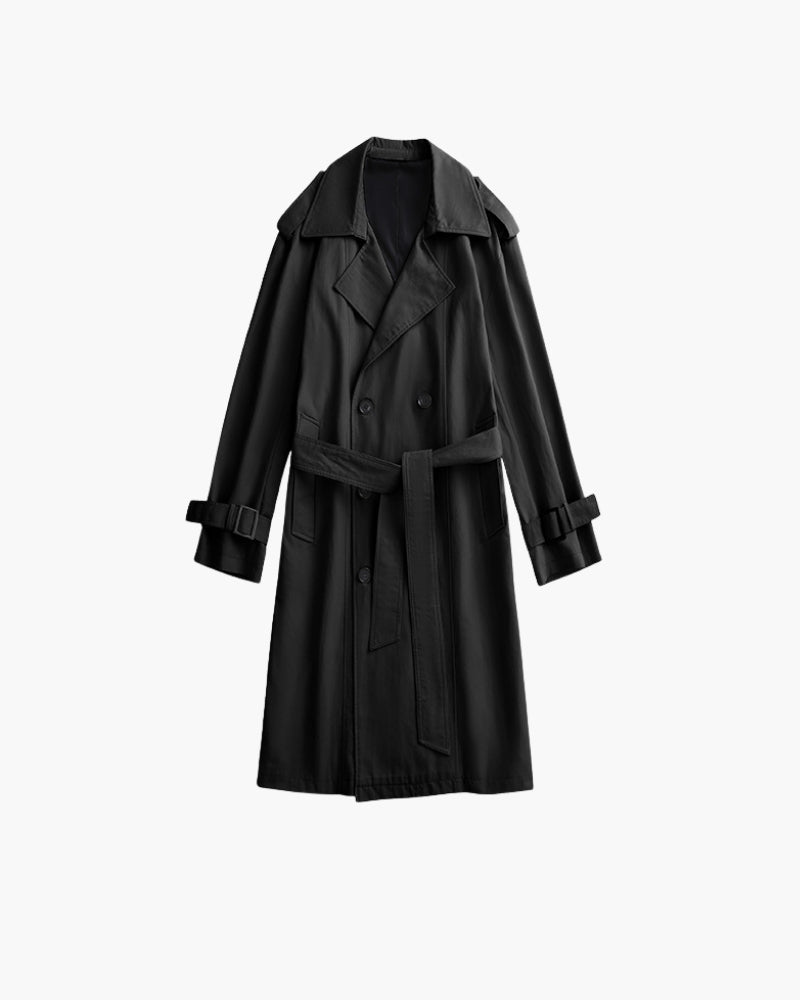 Old Money Abrigo Trench Doble Botonadura Hombre