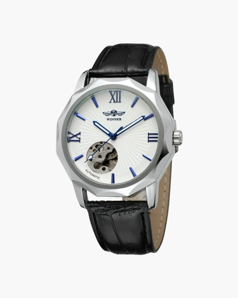 Old Money Reloj De Acero Con Esqueleto Hombre