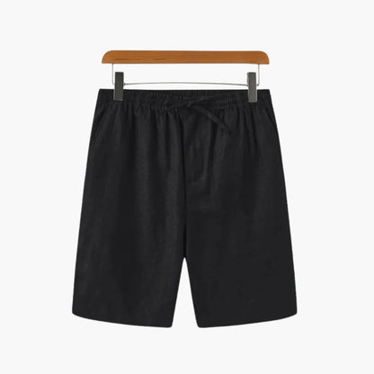 PARIJAN Pantalones Cortos de Lino Como