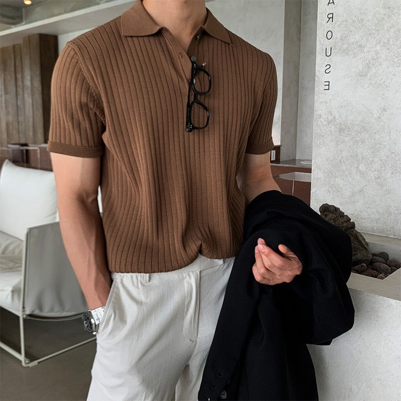PARIJAN Polo de Punto de Algodón para Hombre
