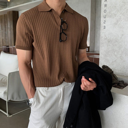 PARIJAN Polo de Punto de Algodón para Hombre