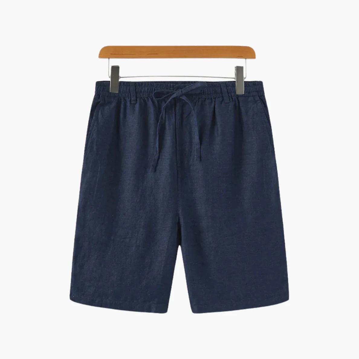 PARIJAN Pantalones Cortos de Lino Como