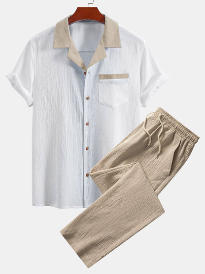 JHY Conjunto de Lino Cerdeña
