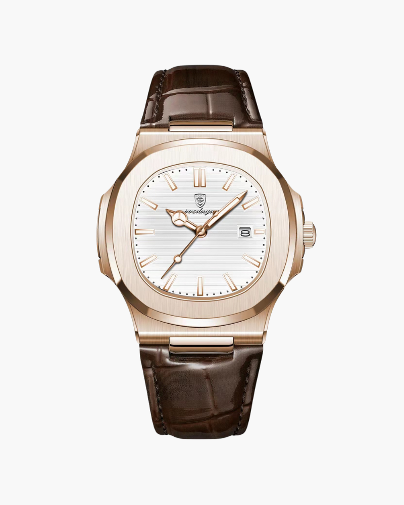 Old Money Reloj Lisboa Cuero Plateado
