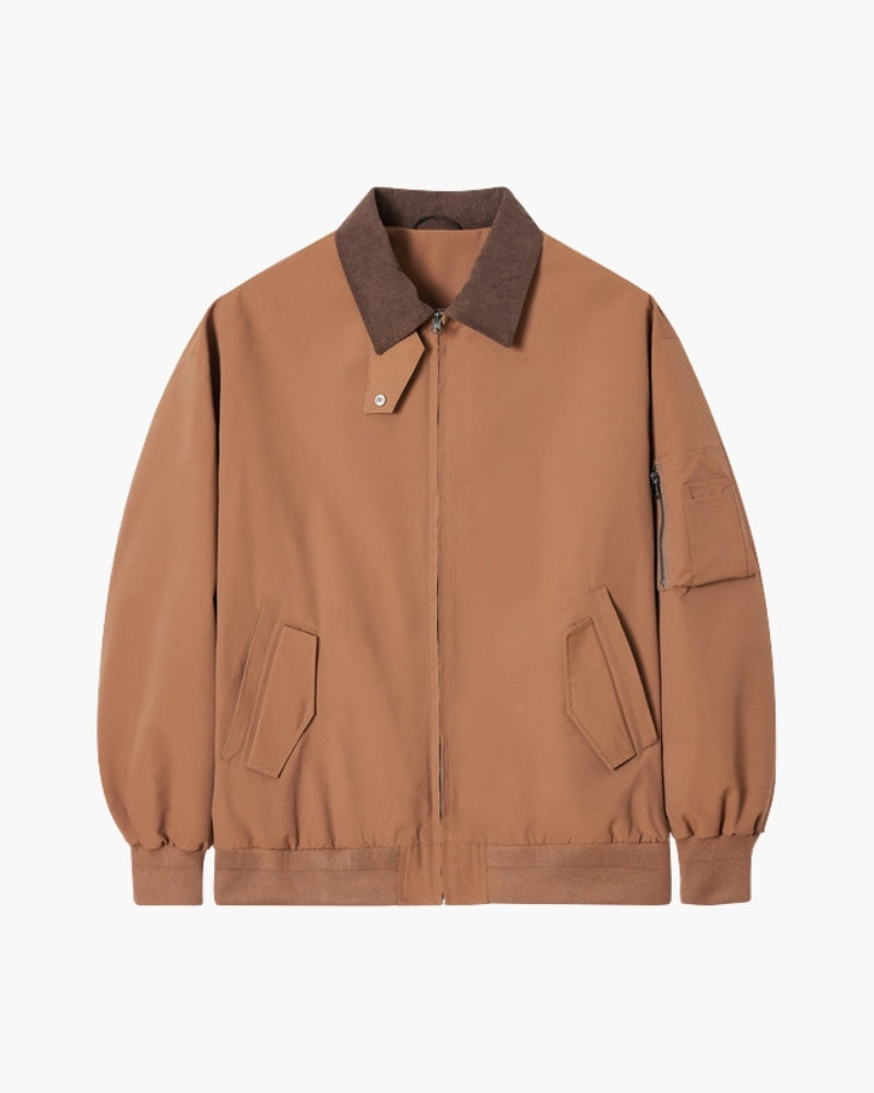 Old Money Chaqueta Harrington Clásica Hombre