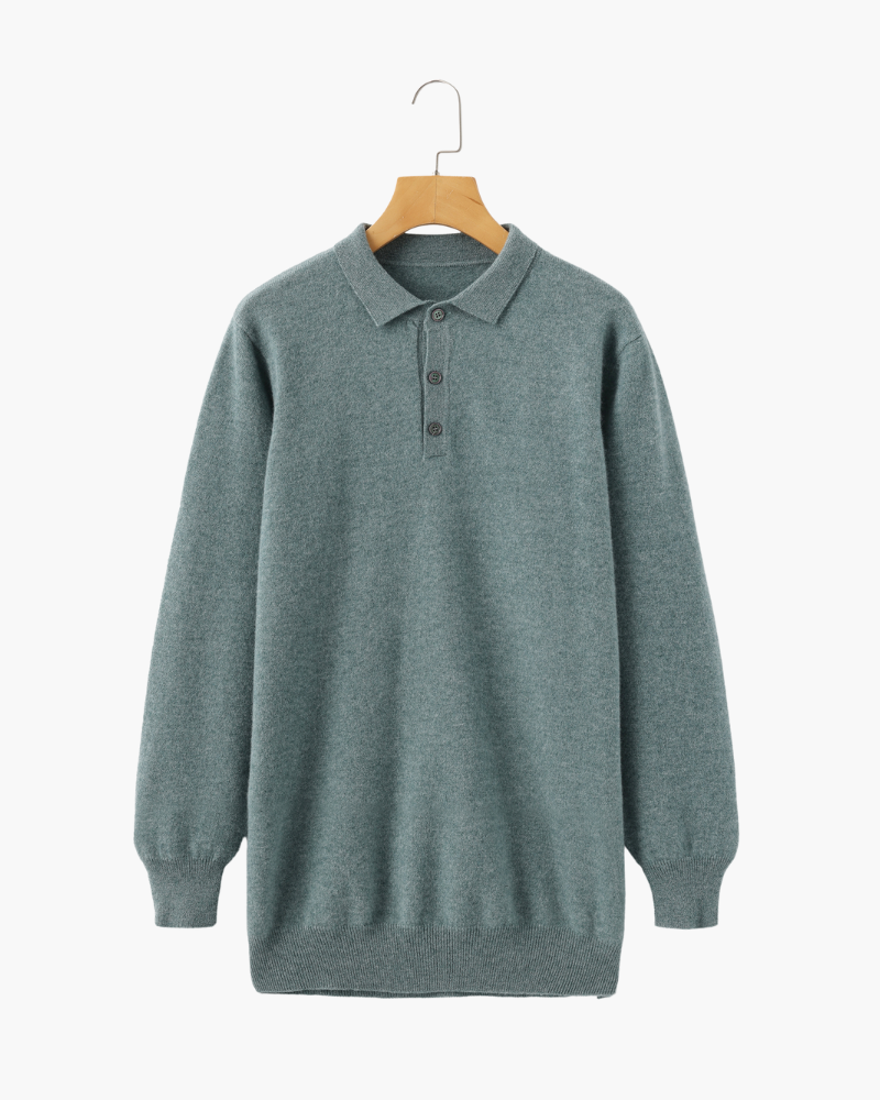 Old Money Polo De Pura Cashmere Hombre