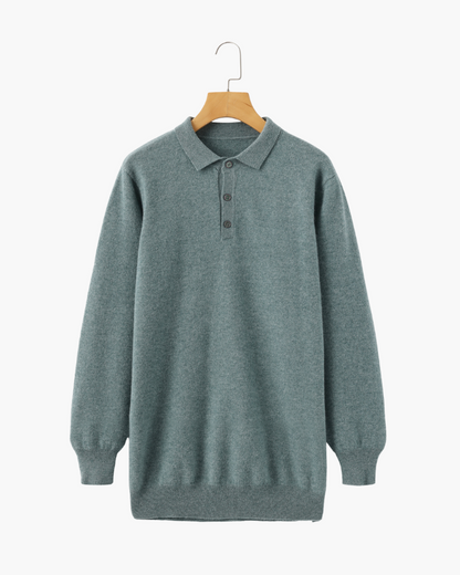 Old Money Polo De Pura Cashmere Hombre