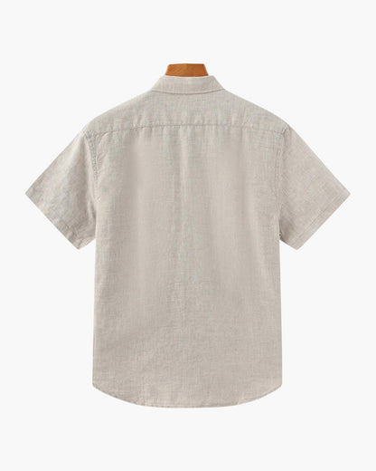 Old Money Cape Town Camisa de Lino Manga Corta Hombre