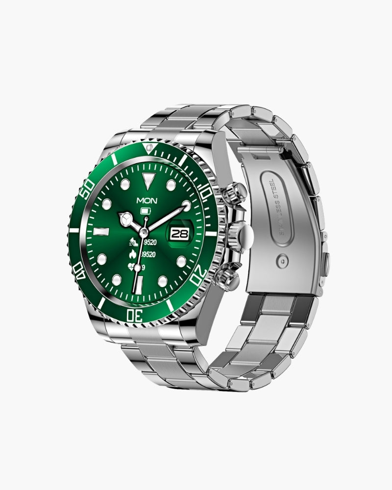 Old Money Reloj De Acero Inoxidable Buzo Pesado Hombre