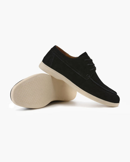 Old Money Zapatos De Ante Con Cordones Hombre